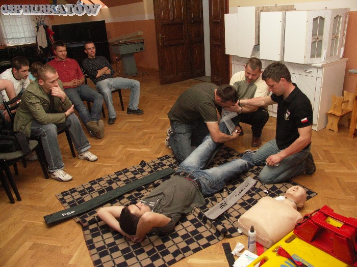 OSP Burkatów szkolenie medyczne